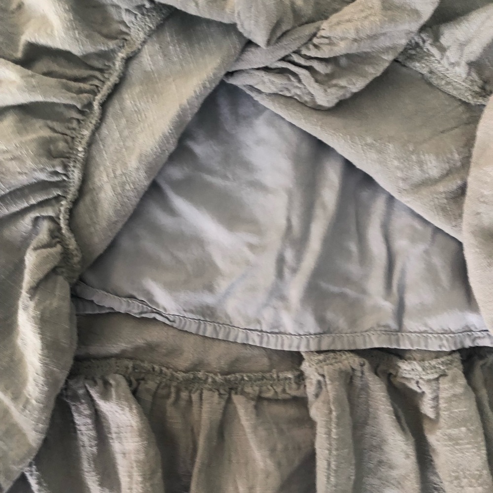PacSun Lottie Moss light blue ruffle mini dress - Picture 13 of 14